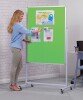 Spaceright Accents Mobile Noticeboard - Light Green