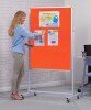 Spaceright Accents Mobile Noticeboard - Orange