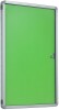 Spaceright Accents Tamperproof Noticeboard - Light Green