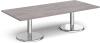 Dams Pisa Rectangular Coffee Table - 1800mm - Grey Oak