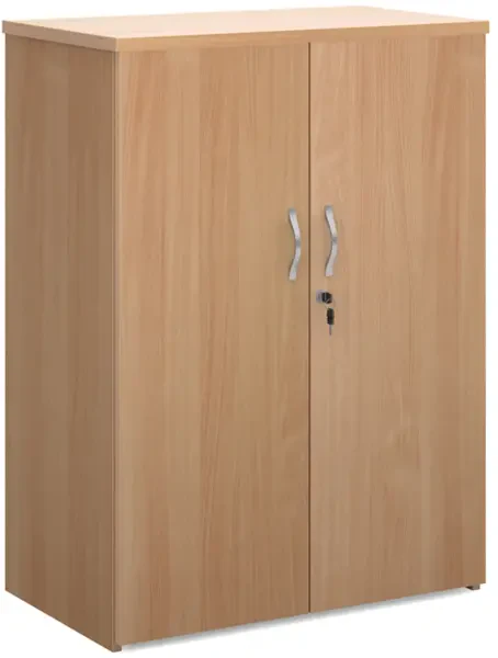 Gentoo Double Door Cupboard with 2 Shelves 1090 x 800 x 470mm - Beech