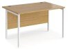 Dams Maestro 25 Rectangular Desk with Straight Legs - 1200 x 800mm - Oak