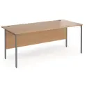 Dams Contract 25 Rectangular Desk with Straight Legs - 1800 x 800mm