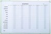 Spaceright Annual Planner Magnetic White Board - 900 x 600mm