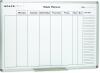 Spaceright Weekly Planner Magnetic Whiteboard - 900 x 600mm