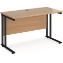 Dams Maestro 25 Rectangular Desk with Twin Cantilever Legs - 1200 x 600mm
