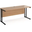 Dams Maestro 25 Rectangular Desk with Twin Cantilever Legs - 1600 x 600mm