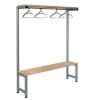 Probe Cloakroom Single Sided Overhead Hanging Bench 1500 x 350 x 475mm