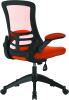 Nautilus Luna Designer Mesh Chair - Orange