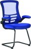 Nautilus Luna Designer Mesh Cantilever Chair - Blue