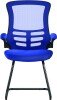 Nautilus Luna Designer Mesh Cantilever Chair - Blue