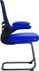 Nautilus Luna Designer Mesh Cantilever Chair - Blue