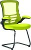 Nautilus Luna Designer Mesh Cantilever Chair - Green