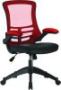 Nautilus Luna Designer Mesh Chair - Two Tone - Red