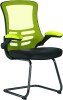 Nautilus Luna Designer Two Tone Mesh Cantilever Chair - Green