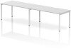 Dynamic Evolve Plus Bench Desk Two Person Row - 3200 x 800mm - White