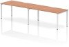 Dynamic Evolve Plus Bench Desk Two Person Row - 3200 x 800mm - Beech