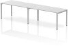 Dynamic Evolve Plus Bench Desk Two Person Row - 3200 x 800mm - White