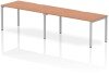 Dynamic Evolve Plus Bench Desk Two Person Row - 3200 x 800mm - Beech