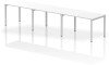 Dynamic Evolve Plus Bench Desk Three Person Row - 3600 x 800mm - White