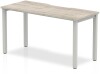 Dynamic Evolve Plus Bench Desk Single - 1400 x 800mm - Grey oak