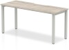 Dynamic Evolve Plus Bench Desk Single - 1600 x 800mm - Grey oak