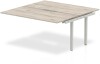 Dynamic Evolve Plus Bench Two Person Extension - 1600 x 1600mm - Grey oak