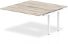 Dynamic Evolve Plus Bench Two Person Extension - 1200 x 1600mm - Grey oak