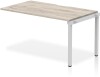 Dynamic Evolve Plus Bench One Person Extension - 1200 x 800mm - Grey oak