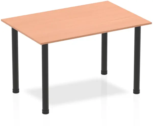 Dynamic Impulse Post Leg Straight Table - 1200 x 800mm