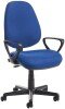 Dams Bilbao Operators Chair with Fixed Arms - Blue