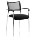 Dynamic Brunswick Chair Chrome Frame with Arms