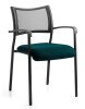 Dynamic Brunswick Chair Bespoke Fabric Black Frame With Arms - Camira Phoenix Montserrat