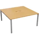 TC Bench Desk, Pod of 2, Full Depth - 1400 x 1600mm