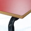 Metalliform Crushed Bent Rectangular Table - MDF Edge - 1100 x 550mm
