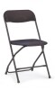 Principal 2200 Classic Lightweight Folding Chair (Pack of 8) - Black/Black