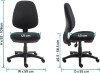 TC Versi 2 Lever Operators Chair with Adjustable Arms