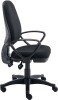 TC Versi 2 Lever Operators Chair with Fixed Arms - Black