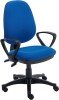 TC Versi 2 Lever Operators Chair with Fixed Arms - Royal Blue