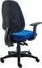 TC Versi 2 Lever Operators Chair with Adjustable Arms - Royal Blue