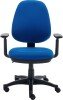 TC Versi 2 Lever Operators Chair with Adjustable Arms - Royal Blue