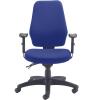 TC Endurance Operator Chair with Adjustable Arms - Royal Blue