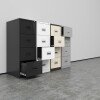 TC Talos 3 Drawer Steel Filing Cabinet