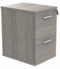 Gala Filing Cabinet - 2 Drawers - Alaskan Grey Oak