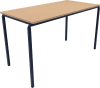 Titan Crush Bent Frame Table 1200 x 600 x 710mm - Beech