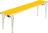 Gopak Contour 25 Stacking Bench - (W) 1220 x (D) 254mm - Yellow