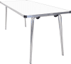 Gopak Contour 25 Plus Folding Table - (W) 1830 x (D) 760mm - White
