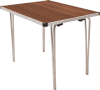 Gopak Contour 25 Plus Folding Table - (W) 915 x (D) 610mm - Teak