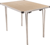 Gopak Contour 25 Plus Folding Table - (W) 915 x (D) 760mm - Maple