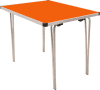 Gopak Contour 25 Plus Folding Table - (W) 915 x (D) 685mm - Orange